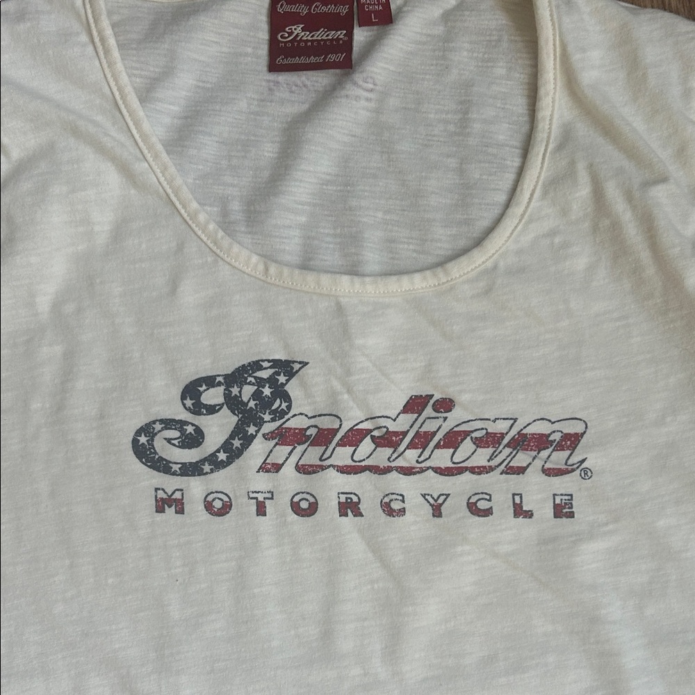 Indian Motorcycle Cream T-Shirt